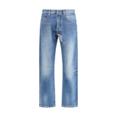 Margiela Blue Cotton Jeans Denim